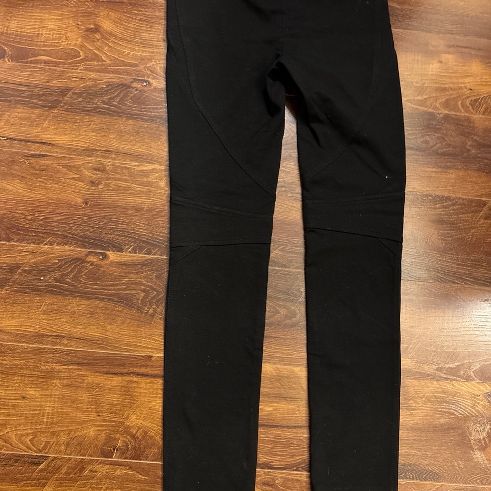 NWT Diane von Furstenberg Black Lena Knit Suiting Pant Women’s Sz 10 - Picture 7 of 7